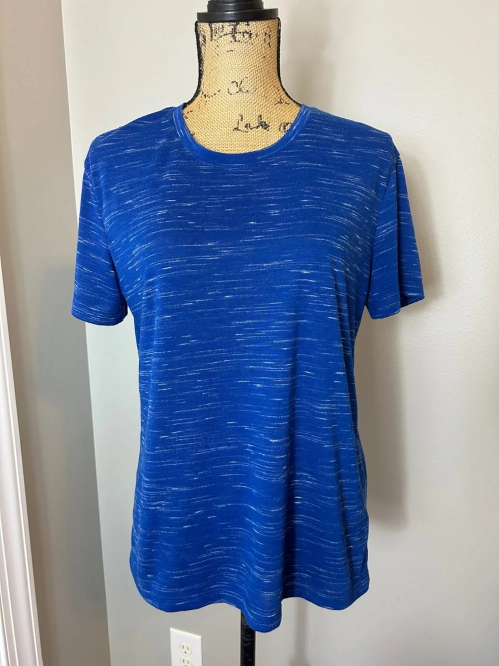 Nike Dri- Fit blue and white top